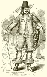 Un Dandy de Londres de 1646