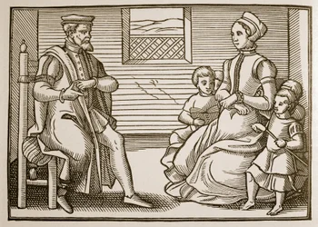 Una familia puritana, de Tenor of the Whole Psalms in Four Parts, 1563