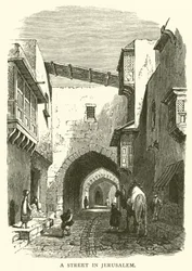 Una calle en Jerusalén