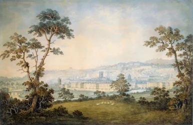 Una vista de Bath, c.1800