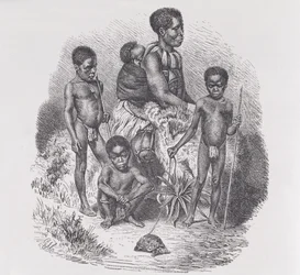 Una familia zulú, de 