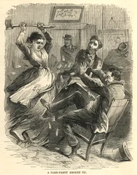 Una partida de cartas interrumpida