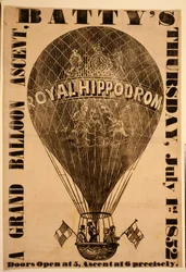 Un gran ascenso en globo, Battys, jueves 1 de julio de 1852