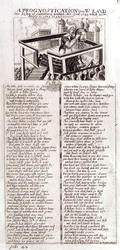 Una predicción sobre W. Laud, último obispo de Canterbury, escrita en 1641, que según se ha cumplido, 1645