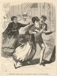 Una joven romántica en Liverpool rescatada por su madre