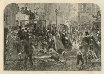 Deshielo en las calles de Londres