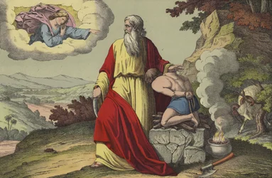 Abraham ofreciendo a Isaac