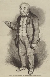 Almirante Sir Charles Napier, MP por Southwark