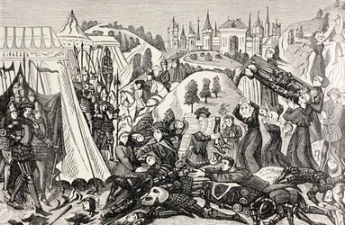 Después de la Batalla de Hastings, c.1880