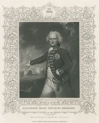Alexander Hood, primer vizconde Bridport, ilustración de 