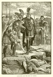 Alejandro y el cuerpo de Darío