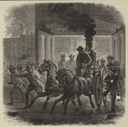 Estación de bomberos americana