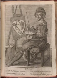 Un artista, ilustración de 