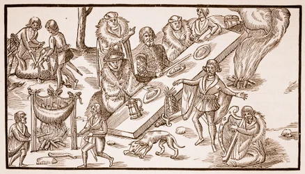 Un banquete irlandés, 1581
