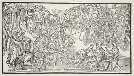 La última pelea de un jefe irlandés, 1581