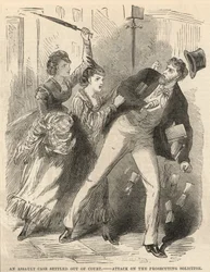 Un caso de asalto resuelto fuera de la corte; Ataque al abogado fiscal