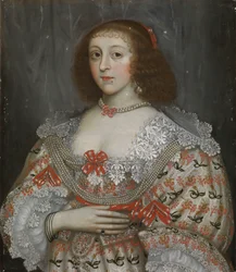 Una joven no identificada de la época de Carlos I, c.1635 (óleo)