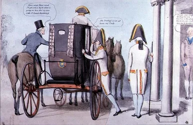 Anticipación o la visita de la Reina Sarah a Bushy, pub. 1830