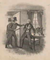 Arresto de Frederick George Manning (grabado)