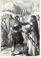 Arresto del duque de Gloucester, ilustración de 