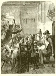 Arresto de la familia real en Varennes