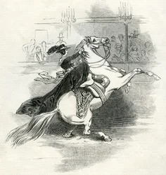 Anfiteatro de Astley, Londres, Escena en el circo