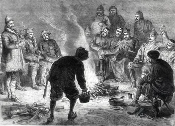 En el campamento de los 10º Húsares, Jellalabad
