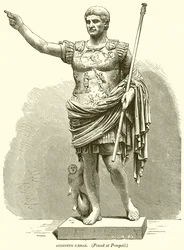 Augusto César. (Encontrado en Pompeya)