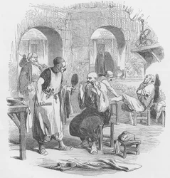 Barbería en El Cairo