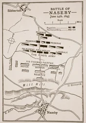 Batalla de Naseby, 14 de junio de 1645
