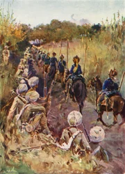 Lanceros de Bengala camino de Pekín, Rebelión de los Bóxers