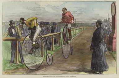 Carrera de bicicletas en Lillie Bridge