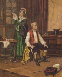 ¡Molesta a los botones! (cromolito)