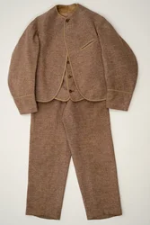 Traje de niño, c.1880 (lana tejida)