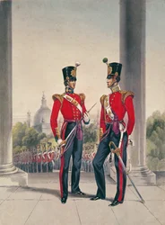 Oficiales británicos en India