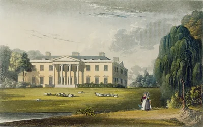 Broadlands, del Repositorio de Artes de Ackermann, 1825