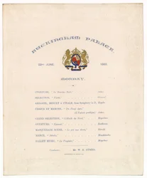 Concierto en el Palacio de Buckingham, 22 de junio de 1868