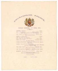 Concierto en el Palacio de Buckingham, 13 de junio de 1890