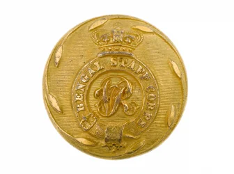 Botón, Bengal Staff Corps, 1861-1876