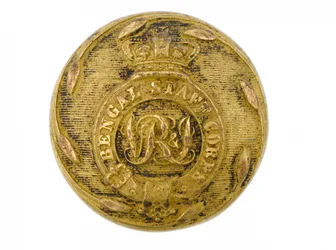 Botón, Bengal Staff Corps, 1876-1891