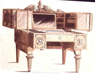 Estuche de tocador, lámina 136 de Ackermann