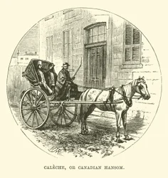 Caleche, o Hansom Canadiense