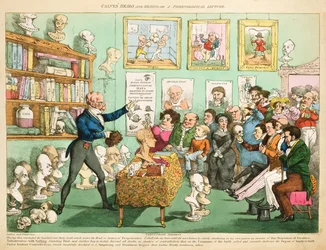 Cabezas y cerebros de terneros; o una conferencia frenológica, 1826