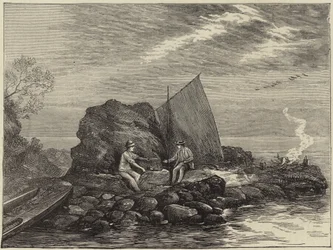 Paseo en canoa en Suecia