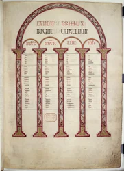Canon Tables, ilustración de los 