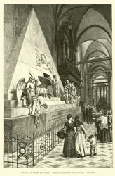 Tumba de Canova en Santa Maria Gloriosa dei Frari, Venecia
