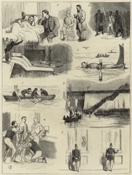 El viaje del Capitán Boyton a través del Canal