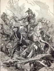 Carga de la Brigada Ligera, ilustración de 
