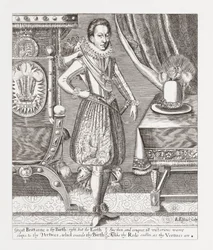 Carlos I, Rey de Inglaterra, Escocia e Irlanda, de la Galería de Retratos Raros de Woodburn, pub.1816