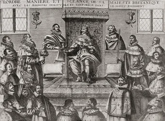 Carlos I en la Cámara de los Lores en 1648, de 